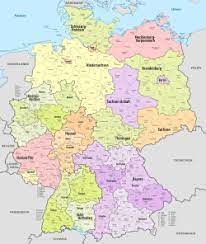 Houd hier rekening mee, duitsland provincies kaart. Bestuurlijke Indeling Van Duitsland Wikipedia