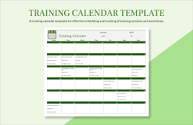 training calendar in apple pages imac