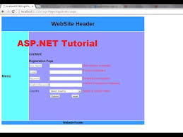 asp net tutorial 8 create a login