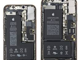 ifixit iphone xs has notched battery