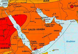 Solar Insolation Map Middle East