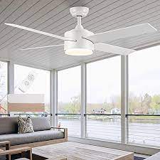 snj 52 inch white ceiling fans with