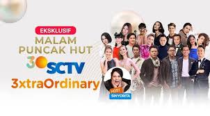 Sctv is an indonesian televison channel also known as surya citra televisi. Live Streaming Sctv Ada Live Malam Puncak 3xtra Ordinary Hut Sctv Ini Link Tv Online Nya Portal Jember