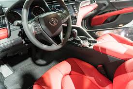 The toyota delivery, processing and handling fee is $955 for passenger cars, $1,120 for suvs/van/small trucks, $1,325 for large suvs and $1,595 for large trucks. Toyota Camry With Red Interior