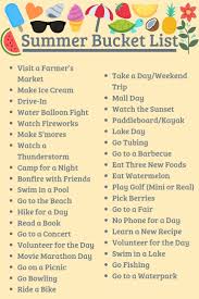 100 bucket list worthy accomplishments. Summer Bucket List For No Boring Days Fenton Inprint Online