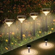 Solar Outdoor Lights 8 Pack Warm White