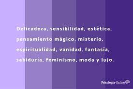 significado del color morado en