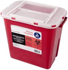 Definition of approved sharps container: Amazon Com Dynarex Sharps Container Biohazard Multiple Use Needle Disposable Puncture Resistant One Handed Use 2 Gallon Health Personal Care