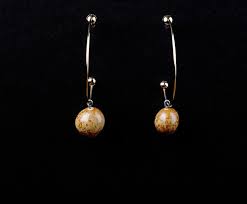 kiyomizu ware hoop earrings