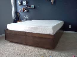 Diy bed frame with storage plans. Platform Bed With Drawers 8 Steps With Pictures Instructables