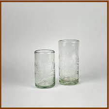 Etched Glass Highball Tumbler
