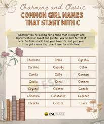 names that start with c for your