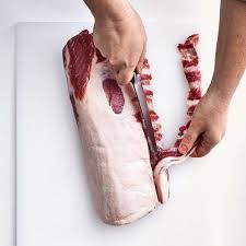 butcher and roast a bone in pork loin