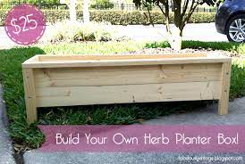 Diy Herb Planter Box