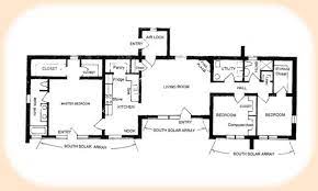 Solar Adobe House Plan 1870