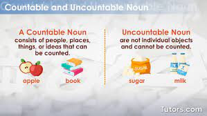countable and uncountable nouns rules