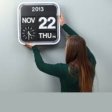 Calendar Clock Big Flip Iconic Nz