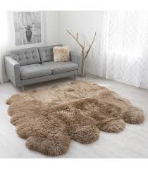 paco extra large sheepskin rug octo