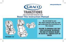 Graco Tranzitions User Manual English