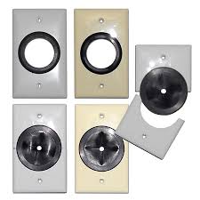 grommet wall plates plastic cable