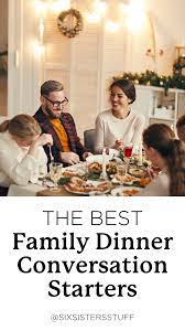 50 family dinner conversation starters