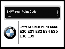 Bmw Sticker Paint Color Code E30 E31
