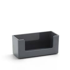 Printed using 25% infill and pla. Dark Gray Business Card Holder Desk Accessories Poppin