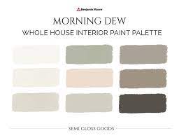 Benjamin Moore Morning Dew Palette