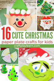 easy christmas paper plate crafts