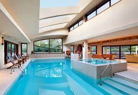 indoor pools in mansions houses with