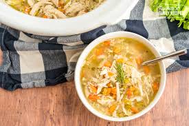 slow cooker en and rice soup