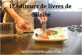 17 éditeurs de livres de cuisine