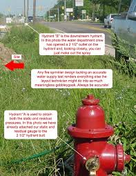 Flow Testing Fire Hydrants