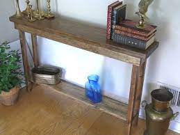 48 Inch Rustic Console Table Extra
