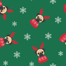 This takes 16px down to 10px. Christmas Pug On Green Sweatshirt Fabric Wholesale By Hantex Ltd Uk Eu