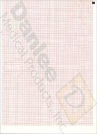 Welch Allyn Red Grid Chart Paper Item 94002 0000