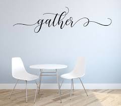 gather decal vinyl wall decal dining