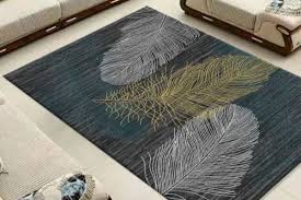 multicolour feathers rug 160cmx230cm
