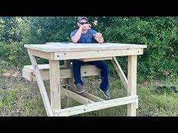 how to make a shooting bench you