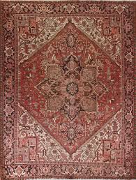 geometric traditional heriz area rug