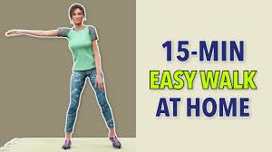 15 minute walking exercises for