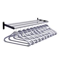 Wall Mounted Coat Rail And Shelf With