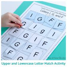 lower case letter matching activities