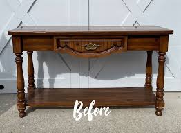 80 S Sofa Table Makeover Confessions