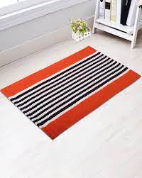 orange rugs carpets dhurries for