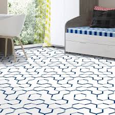 blue and white vinyl flooring ideas