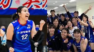 Ejp (eastern japan paper mills) raijin (japanese: Pornpun Chot Racing Japan Announces A Promotion Of The V League Volleyball Battle World Today News