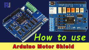 using arduino motor shield to control 2