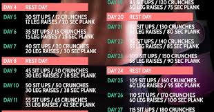 Life As Vira 30 Day Abs Challenge