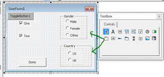 how to use vba userform controls